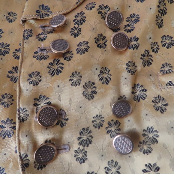 Vintage 50s LEVIS WESTERN WEAR Big E Shorthorn Poker Vest Buttonup RARE - Picture 2 of 7